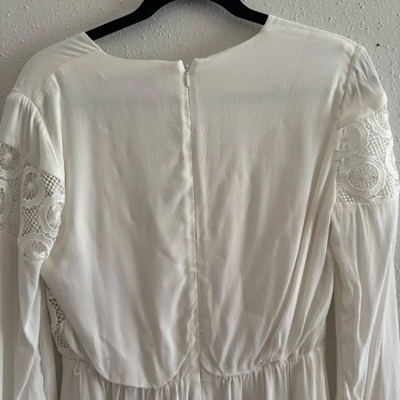 Lovers + Friends Jesse Crochet White Romper - Picture 9 of 11